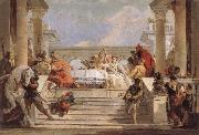 Giovanni Battista Tiepolo THe Banquet of Cleopatra oil